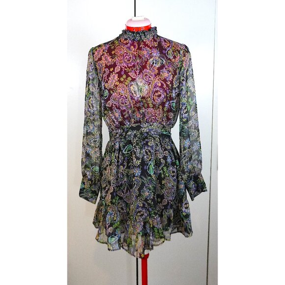 Zara Printed Short Dress - Picture 1 of 9